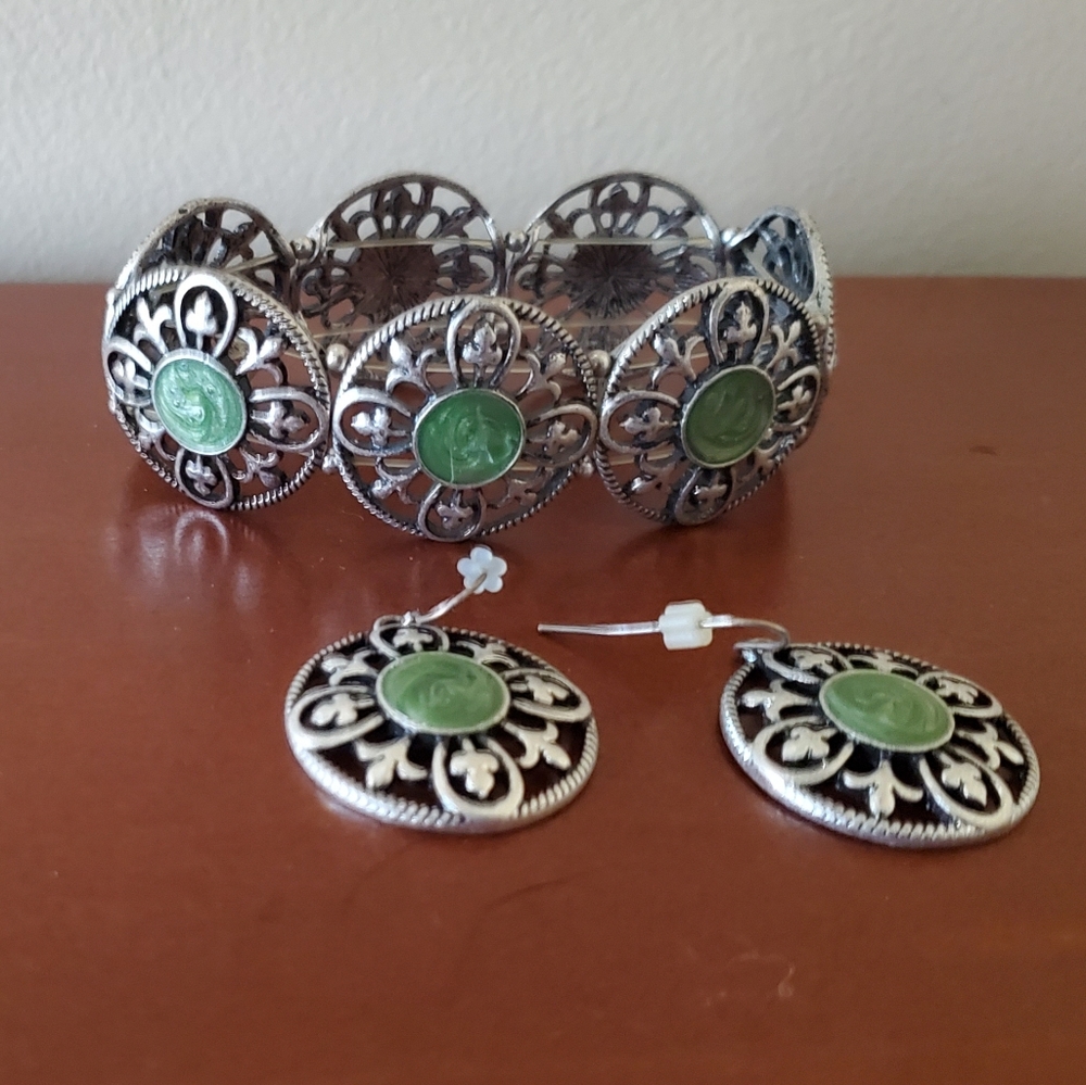 Matching Bracelet and Earrings